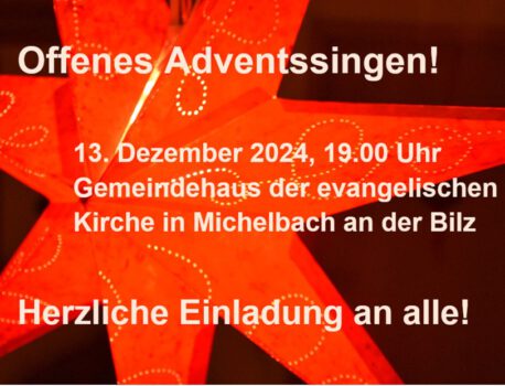 Offenes Adventssingen