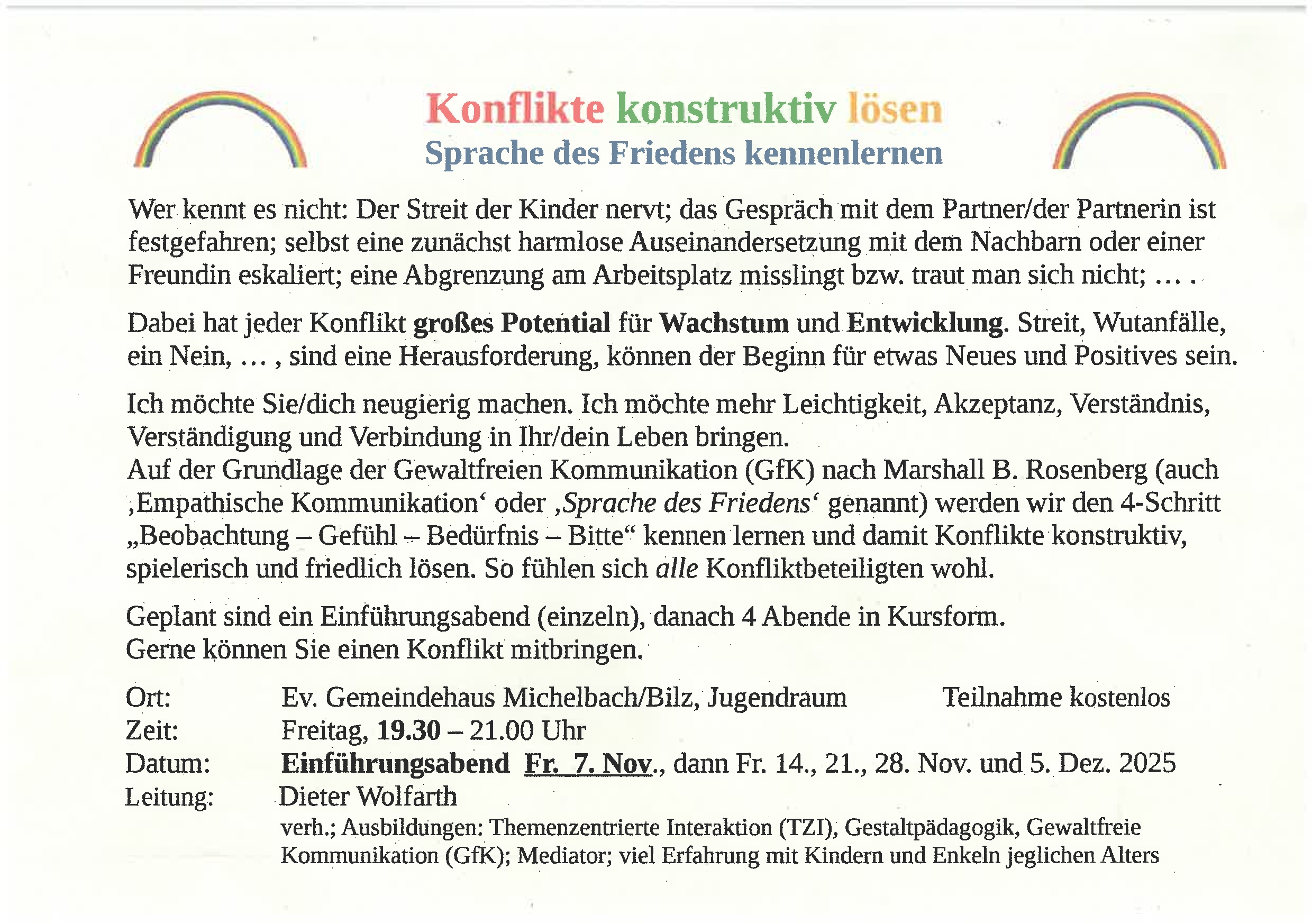 Konflikte konstruktiv lösen