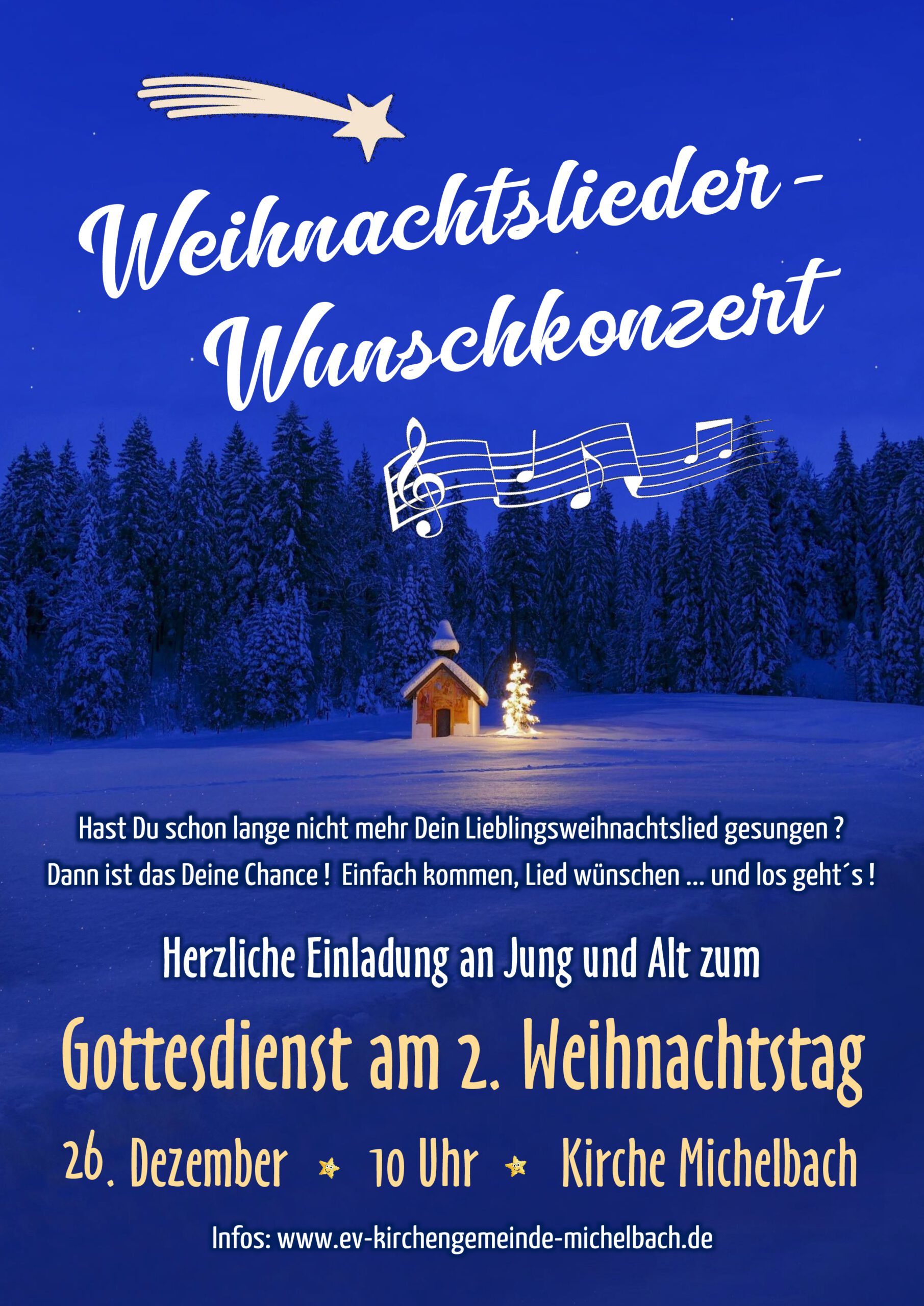 Weihnachtslieder-Wunschkonzert