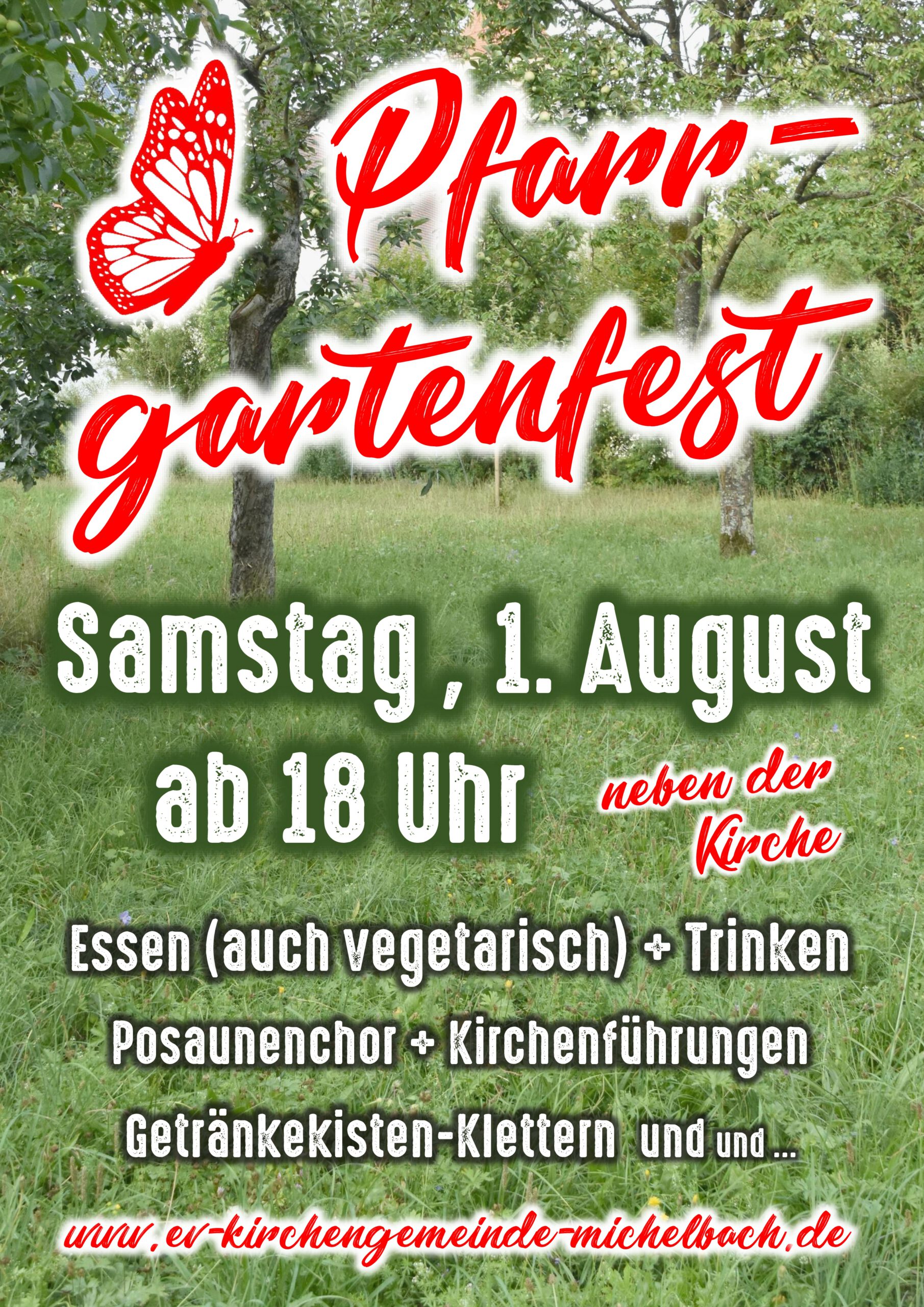 Bald ist es wieder so weit: Sommer, Sonne … Pfarrgartenfest!
