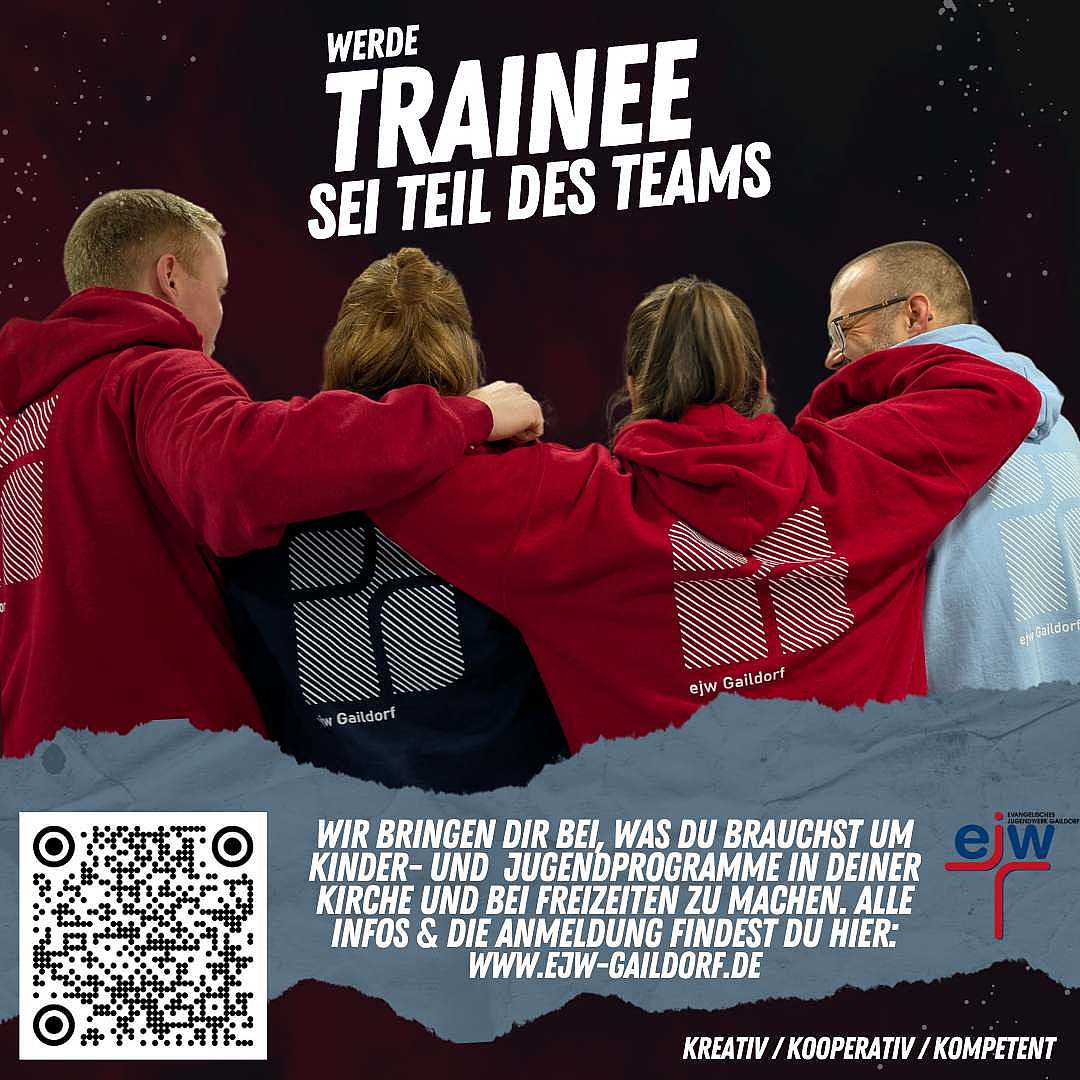 Werde TRAINEE – sei Teil des Teams